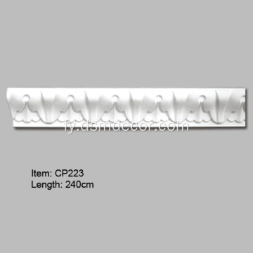 Polyurethane dekorative Acanthus Leaf Crown Molding